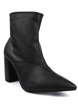 Load image into Gallery viewer, Pointed Toe Bootie w/ Block Heel WHOLE Sizes Only!
