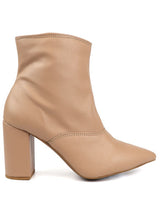 Load image into Gallery viewer, Pointed Toe Bootie w/ Block Heel WHOLE Sizes Only!
