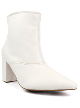 Load image into Gallery viewer, Pointed Toe Bootie w/ Block Heel WHOLE Sizes Only!
