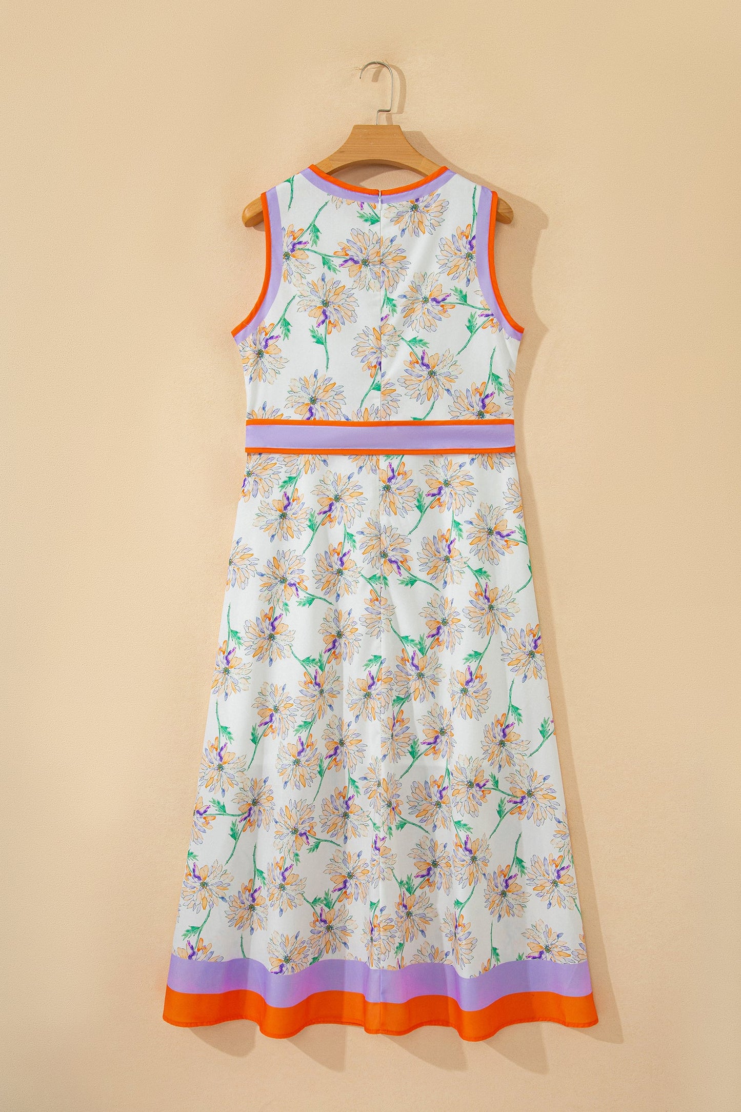 Belted Sleeveless Maxi Dress