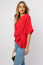 Load image into Gallery viewer, Gilli Apparel 3/4 Sleeve Side Tie Blouse SM &amp; Med Remaining See Colors!
