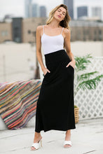 Load image into Gallery viewer, High Waist Jersey Skirt w/ Side Pockets, See Colors!
