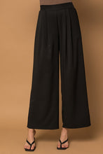 Load image into Gallery viewer, Gilli Apparel Pleated Wide Leg Pants, Black Casual Women&#39;s Bottoms USA 🇺🇸
