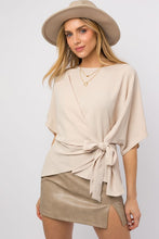 Load image into Gallery viewer, Gilli Apparel 3/4 Sleeve Side Tie Blouse SM/M/LG See Colors!
