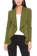 Load image into Gallery viewer, Moa Collection, Asymetrical Blazer SM/M/LG  See Colors!
