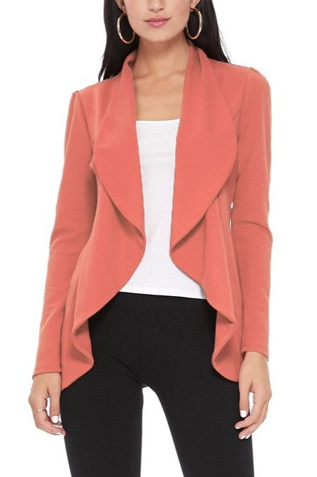 Moa Collection, Asymetrical Blazer SM/M/LG  See Colors!
