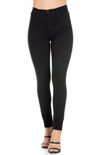 Load image into Gallery viewer, GJG Denim USA Made  🇺🇸 SKINNY-JEANS, High Rise in Black SELLING FAST !
