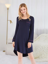 Load image into Gallery viewer, Night Dress with Pocket, See Colors Women&#39;s Loungewear
