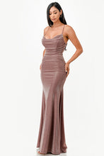 Load image into Gallery viewer, LaScala Cowl Neck Formal Gown, See Multiple Color Choices!  USA 🇺🇸
