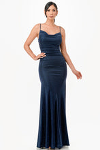 Load image into Gallery viewer, LaScala Cowl Neck Formal Gown, See Multiple Color Choices!  USA 🇺🇸
