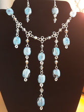 Load image into Gallery viewer, USA Made Cabriza Baby Blue Necklace Set   USA 🇺🇸
