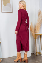 Load image into Gallery viewer, USA Made Waist Wrap Dress w/ Pockets, See Colors! USA 🇺🇸
