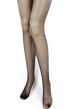 Load image into Gallery viewer, Rhinestone Accent Fishnet Stocking
