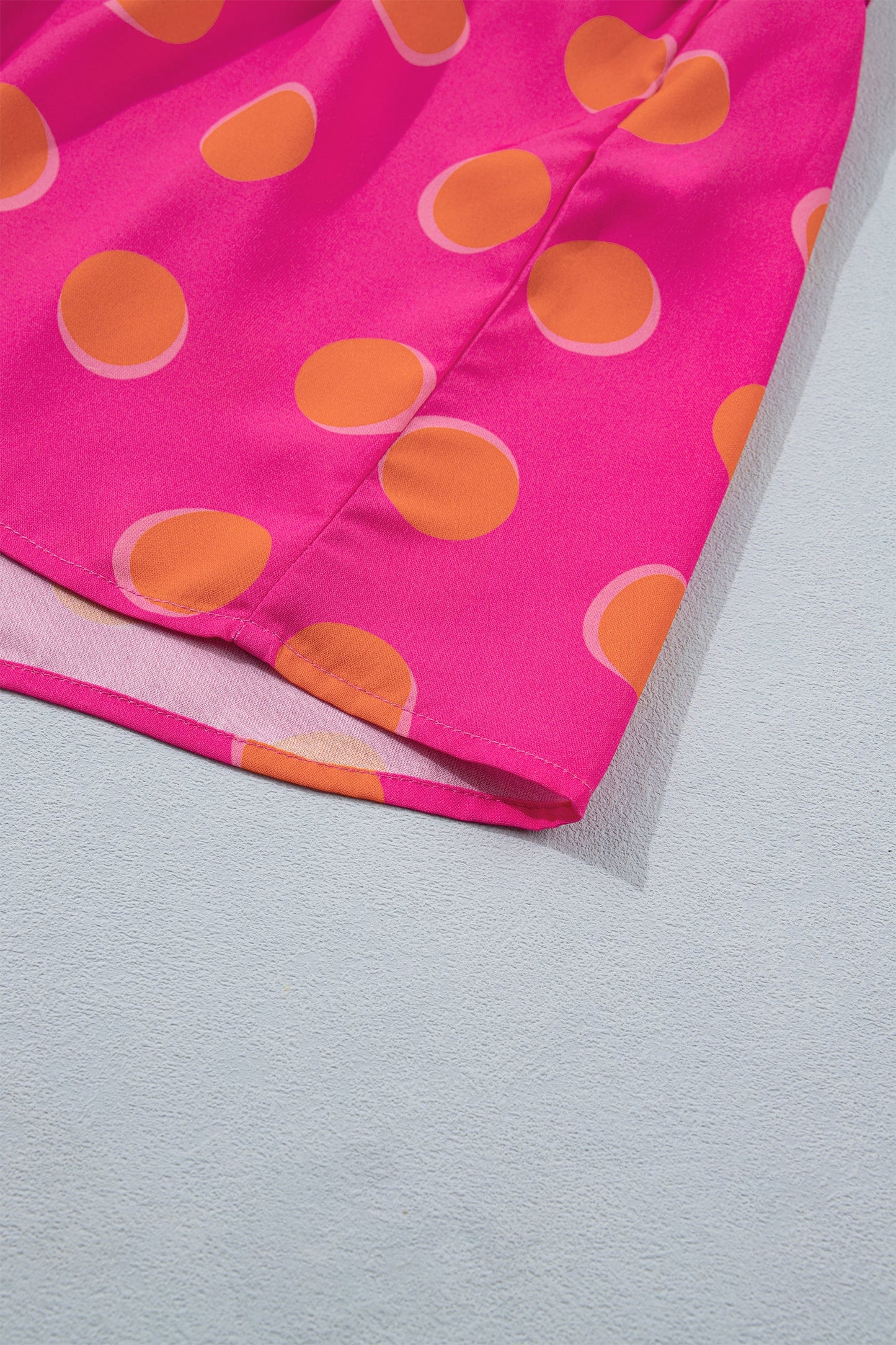 Dotted Rose, High Waist Midi Dress