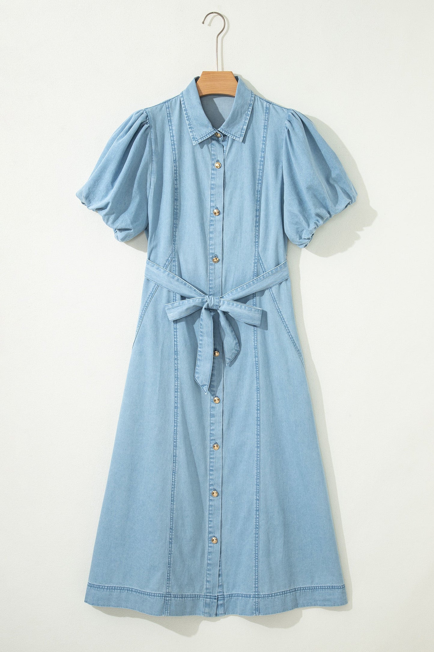 Last Ones Shiloh Bubble Sleeve Long Dress By Threaded Pear