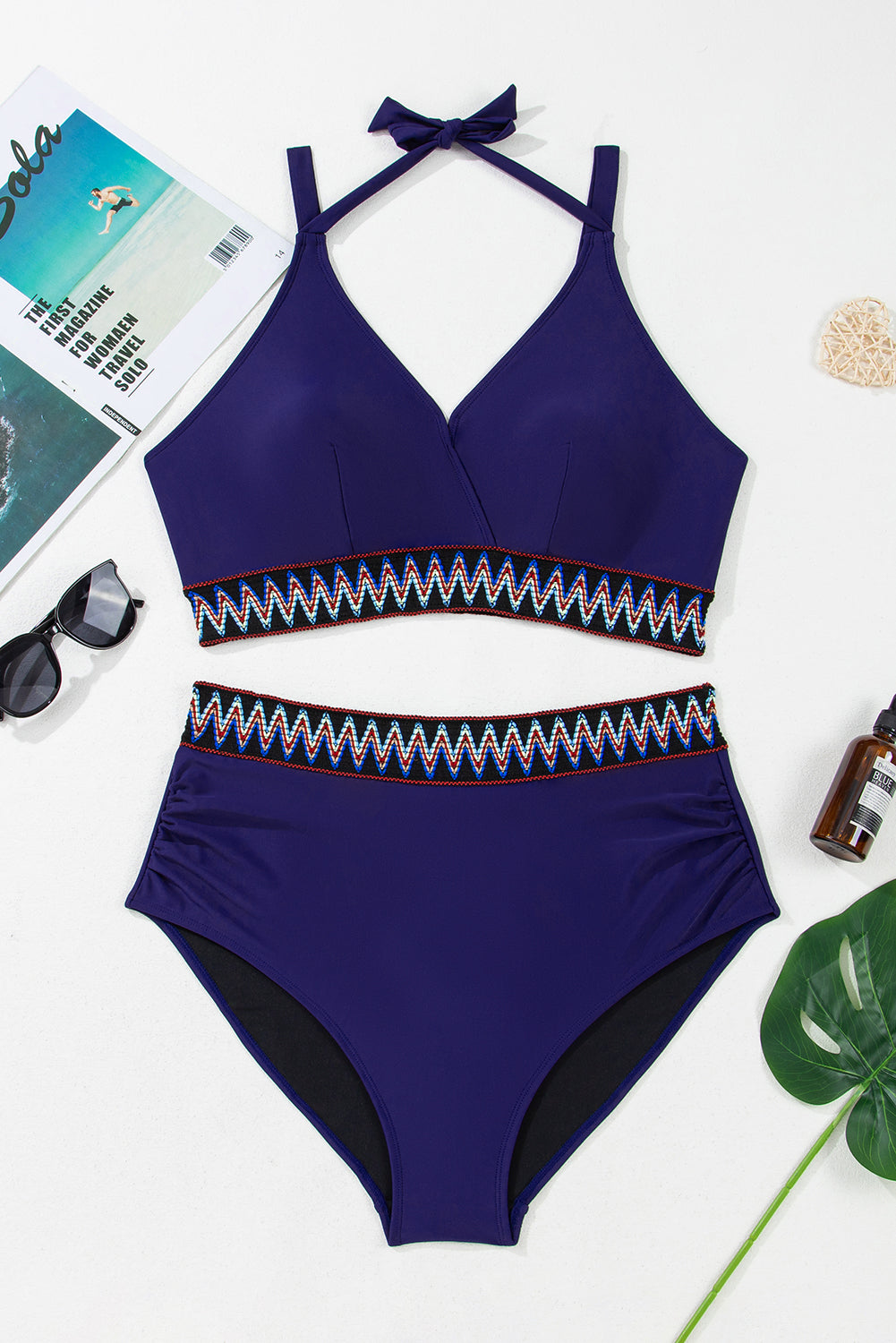 LAST ONES! Eileen Knot High Waisted PLUS Bikini Swimsuit