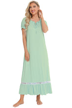 Load image into Gallery viewer, Pastel Lace &amp; Short Sleeve Nightgown See Colors!
