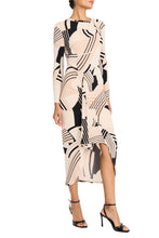 Load image into Gallery viewer, Maggy London Neo-Deco-Geo Day Dress
