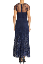 Load image into Gallery viewer, See the Details! Maggy London Navy Beaded Tulle Evening Gown, Sizes 8/10/14 Available
