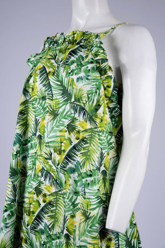 LAST ONE! SIZE LARGE, Clover & Sloane Sleeveless Ruffled Top Day Dress