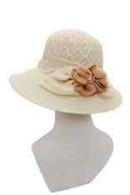 Load image into Gallery viewer, Great Price! Ladies Crochet Fabric, Day Hat
