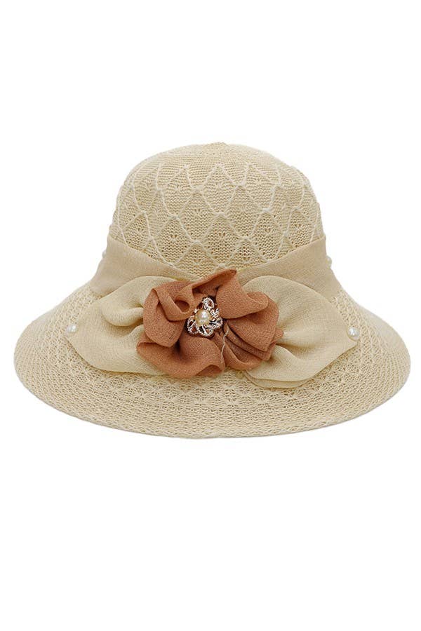 LAST ONES! Great Price! Ladies Crochet Fabric, Day Hat
