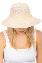 Load image into Gallery viewer, Great Price! Ladies Crochet Fabric, Day Hat
