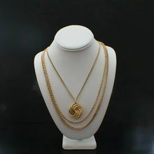 Load image into Gallery viewer, Estate Picked, 1950&#39;s German Multi-Chain Pendant Necklace
