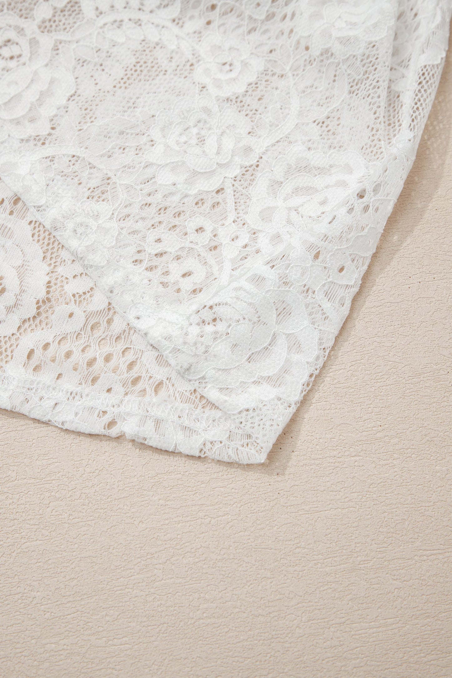 LAST ONES Maxine White Lace Overlay Long Summer Day Dress