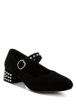 Load image into Gallery viewer, Rag Company, Sima Studded Mary Jane Pumps See Colors!  Whole Sizes Only
