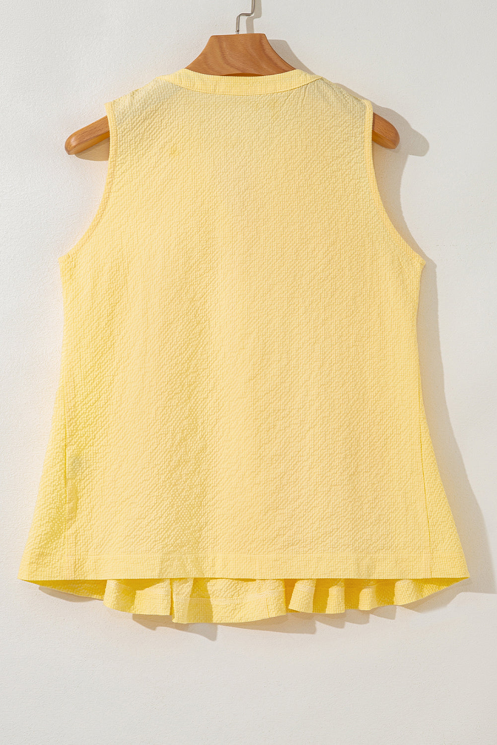 LAST ONES Threaded Pear's Kenzie Notched Pleated Tank Top
