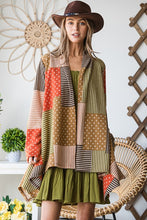 Load image into Gallery viewer, Jade By Jane, Full-Figured, Patchwork Print Cardigan Wrap  USA 🇺🇸
