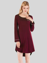 Load image into Gallery viewer, Night Dress with Pocket, See Colors Women&#39;s Loungewear
