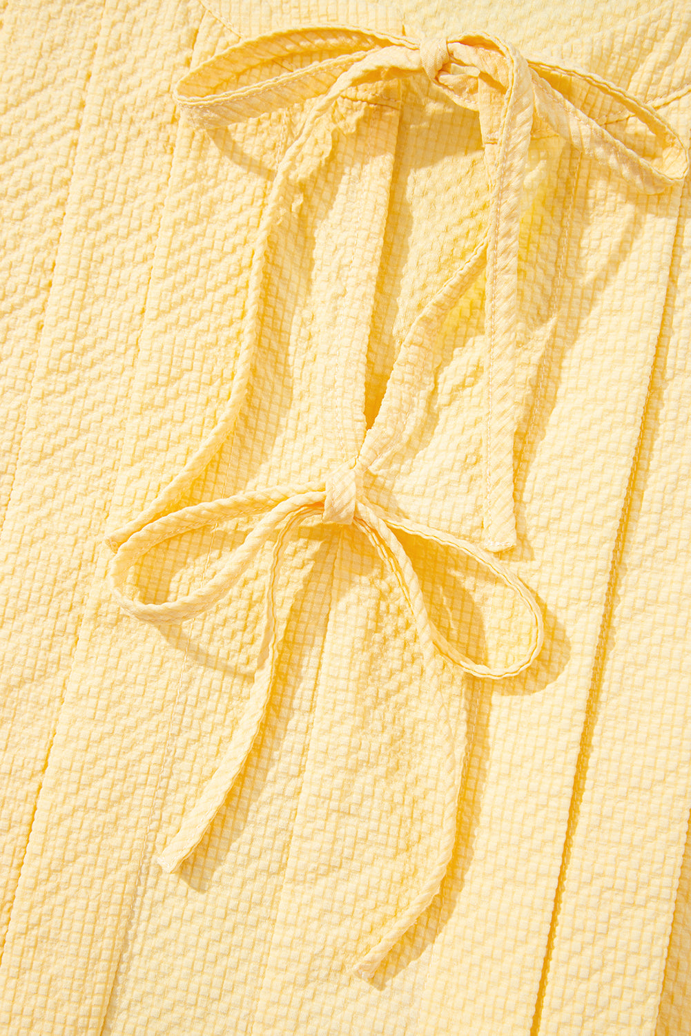 LAST ONES Threaded Pear's Kenzie Notched Pleated Tank Top