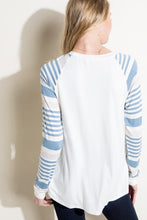 Load image into Gallery viewer, Striped Jersey Top XL/2XL/3XL  USA 🇺🇸
