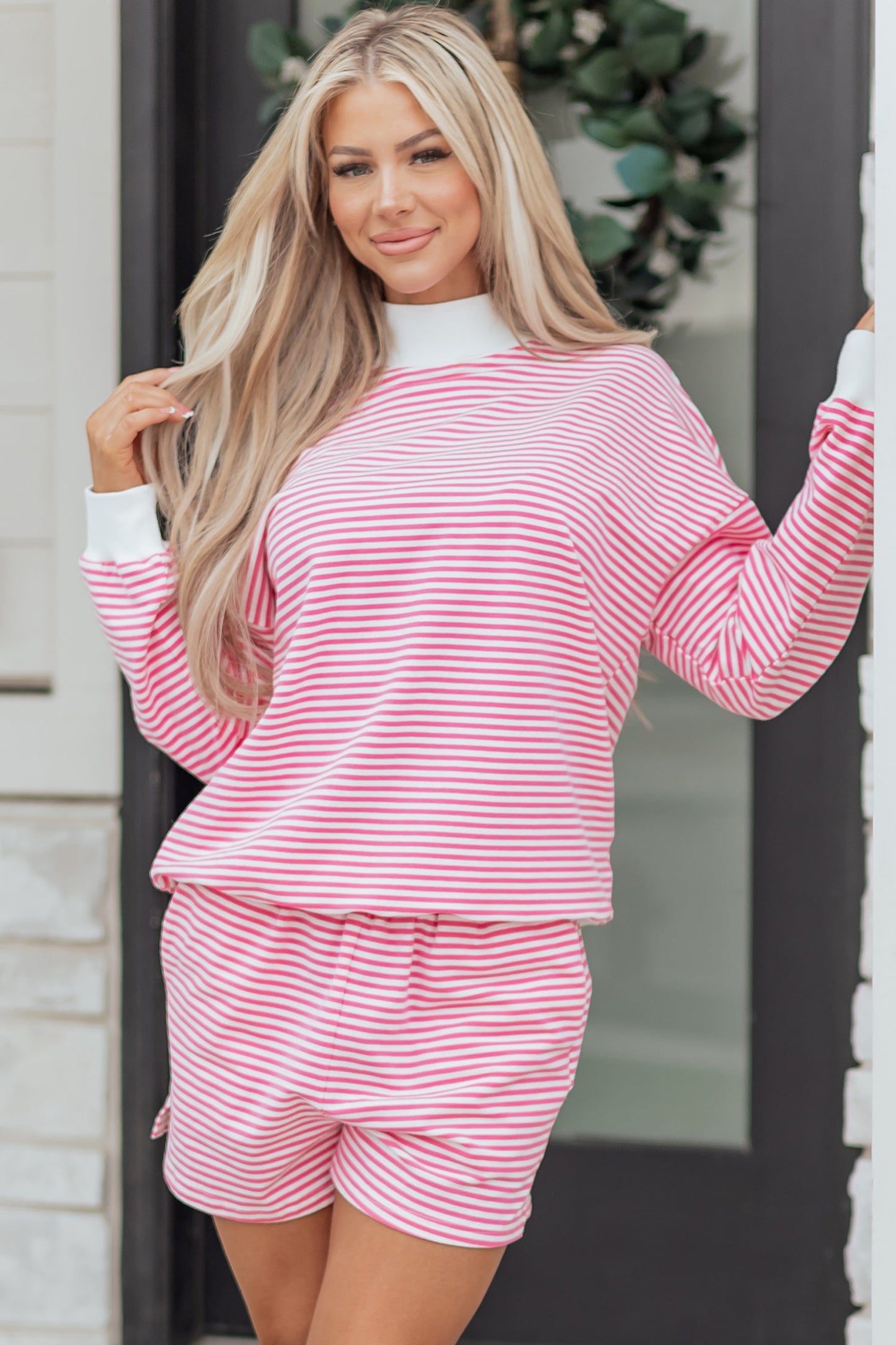 LAST ONES Threaded Pear's Sariyah Sweatshirt and Shorts Set