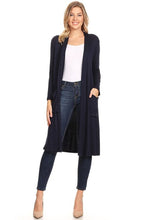 Load image into Gallery viewer, Moa Collection Duster Cardigan SM/M/LG  See Colors!
