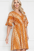 Load image into Gallery viewer, Acting Pro, Floral Faux Wrap Mini Dress
