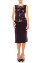 Load image into Gallery viewer, Maya Brooke 2PC Embroidered &amp; Sequin Dress &amp; Jacket Office or Cocktail Women&#39;s Attire MED/LG/XLG Available!
