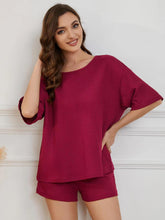 Load image into Gallery viewer, Top &amp; Shorts Lounge Set x3 Color Choices! Women&#39;s Casual Attire, Loungwear
