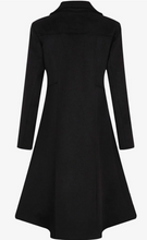 Load image into Gallery viewer, Returning Favorite! LG IN BLACK ONLY,  Double Breasted Merino Wool Pea Coat Women&#39;s Winter Coat
