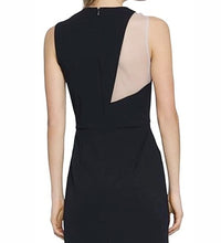Load image into Gallery viewer, Donna Morgan Black Illusion Cut-Out Maxi Evening Dress SM/MED/LG
