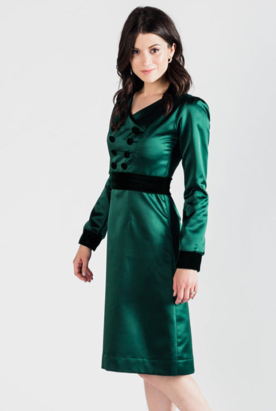 All American, Paris Bloom Noel Uniformed Party Dress LAST ONE Size MED(8) 36" Bust Remaining   USA 🇺🇸  Holiday, Cocktail