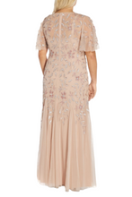 Load image into Gallery viewer, Adrianna Papel Blush Floral Godet Gown Sizes 14/16/20
