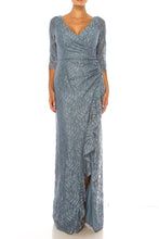 Load image into Gallery viewer, Aspeed Pleated Waist Formal Sage or Slate Blue,  Women&#39;s Event Attire
