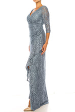 Load image into Gallery viewer, Aspeed Pleated Waist Formal Sage or Slate Blue,  Women&#39;s Event Attire
