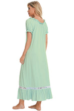 Load image into Gallery viewer, Pastel Lace &amp; Short Sleeve Nightgown See Colors!
