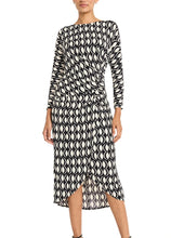Load image into Gallery viewer, Maggy London Geo Print Midi Day Dress
