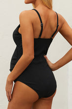 Load image into Gallery viewer, Ribbed Spaghetti Strap One-Piece Maternity Swimsuit, Women&#39;s Beach Attire Summer Apparel
