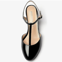 Load image into Gallery viewer, Black -or- Baby Blue Patent Leather 2&quot; Kitten Heels
